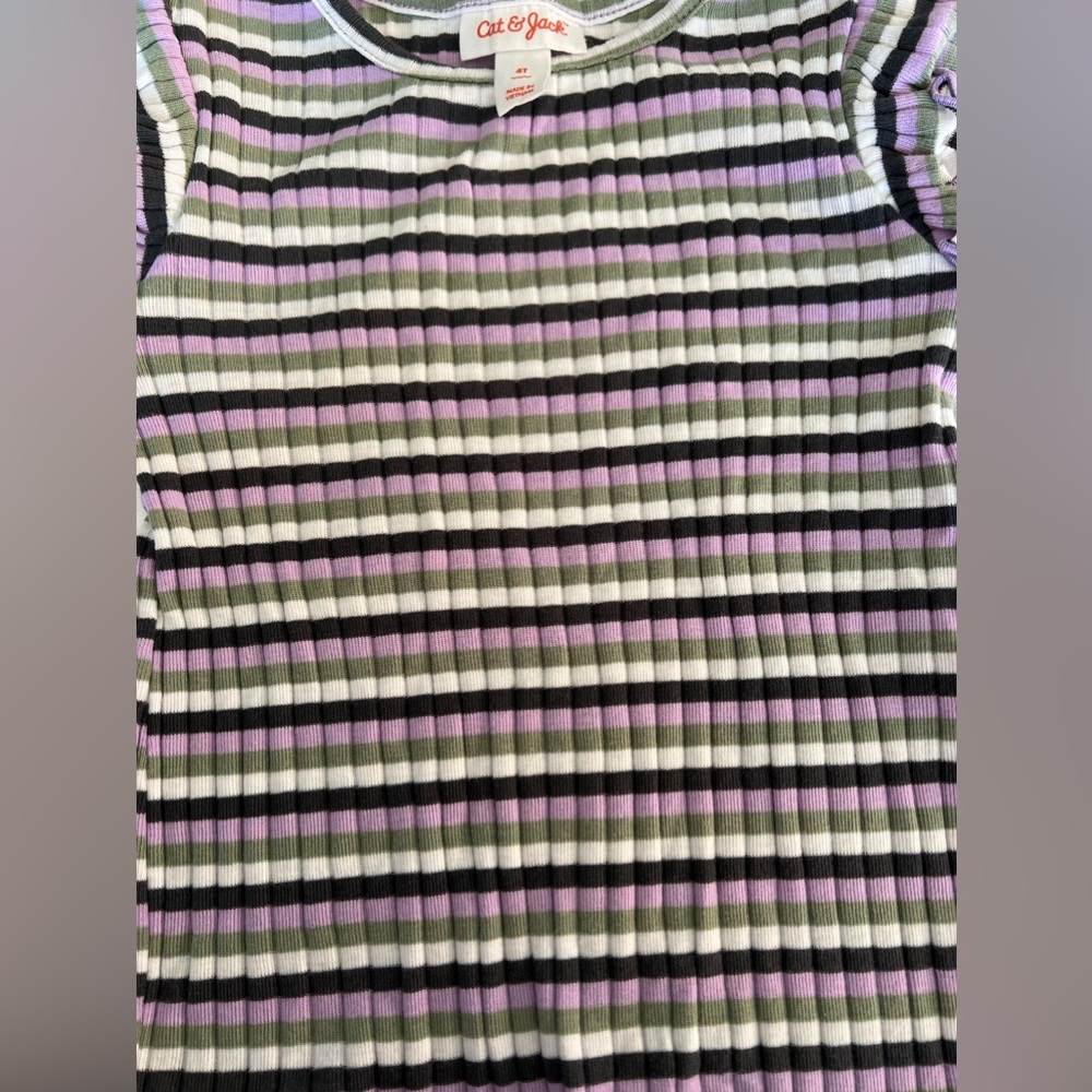 Girls 4T Striped Top - Picture 3 of 3